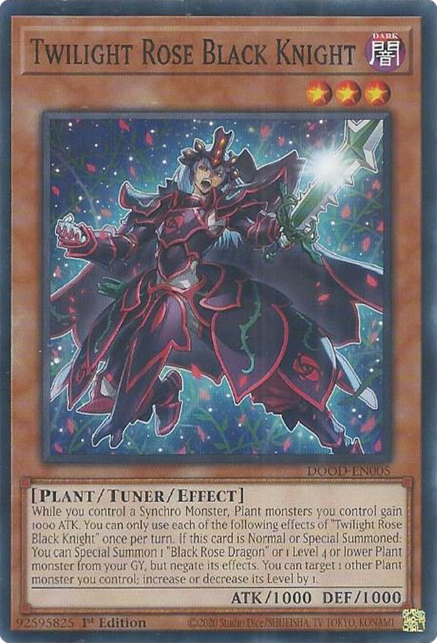 Twilight Rose Black Knight [DOOD-EN005] Common | Shuffle n Cut Hobbies & Games