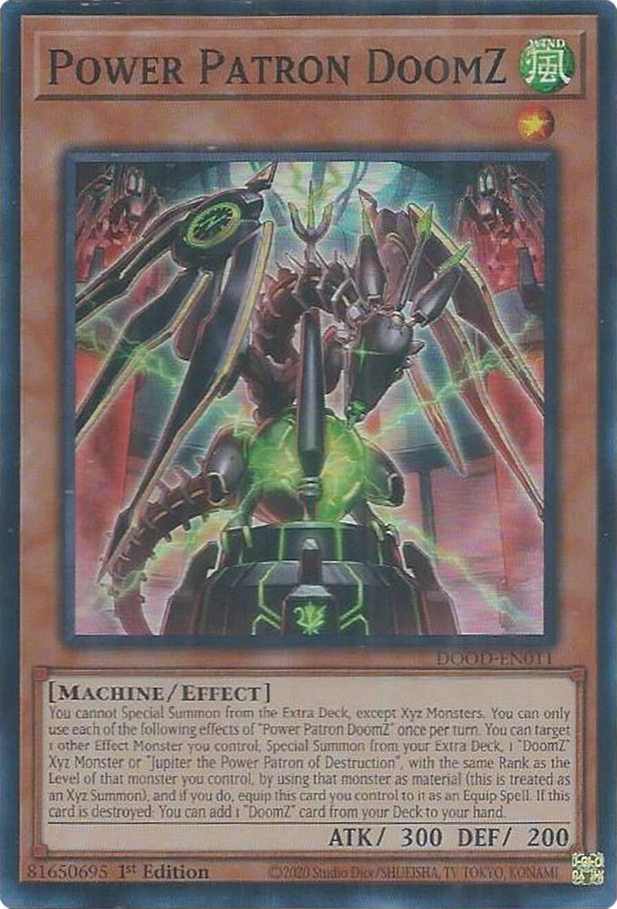 Power Patron DoomZ [DOOD-EN011] Super Rare | Shuffle n Cut Hobbies & Games