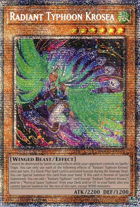 Radiant Typhoon Krosea (Starlight Rare) [DOOD-EN015] Starlight Rare | Shuffle n Cut Hobbies & Games
