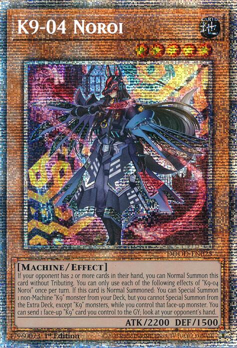 K9-04 Noroi (Starlight Rare) [DOOD-EN025] Starlight Rare | Shuffle n Cut Hobbies & Games