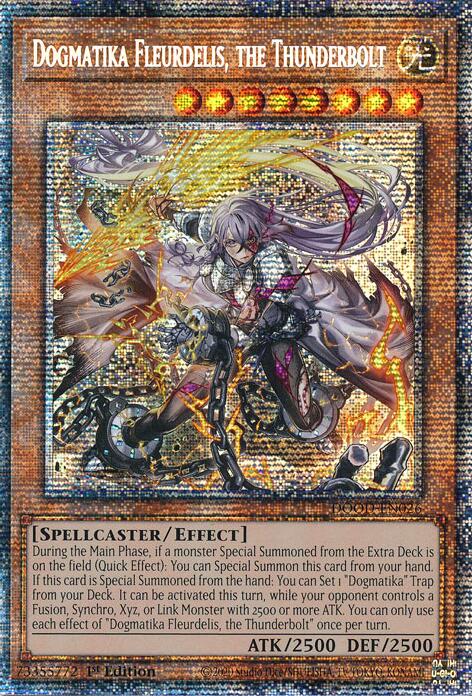 Dogmatika Fleurdelis, the Thunderbolt (Starlight Rare) [DOOD-EN026] Starlight Rare | Shuffle n Cut Hobbies & Games