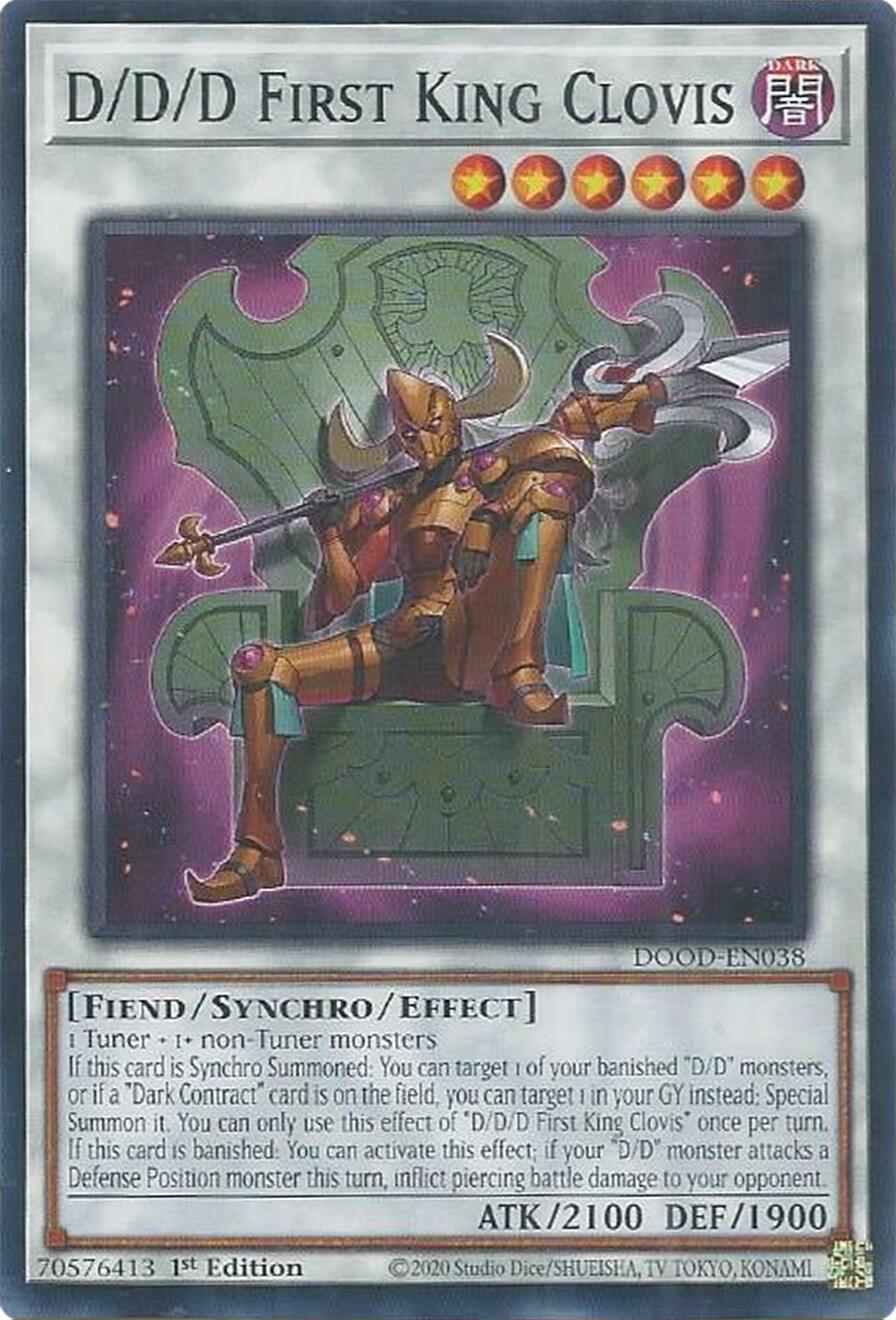 D/D/D First King Clovis [DOOD-EN038] Common | Shuffle n Cut Hobbies & Games