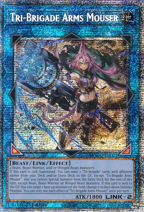 Tri-Brigade Arms Mouser (Starlight Rare) [DOOD-EN051] Starlight Rare | Shuffle n Cut Hobbies & Games