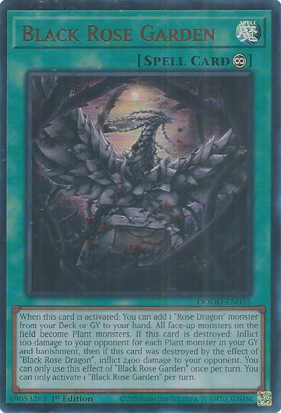 Black Rose Garden [DOOD-EN055] Ultra Rare | Shuffle n Cut Hobbies & Games