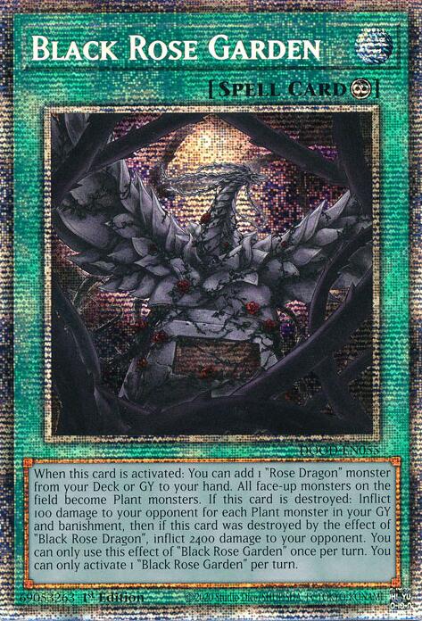 Black Rose Garden (Starlight Rare) [DOOD-EN055] Starlight Rare | Shuffle n Cut Hobbies & Games