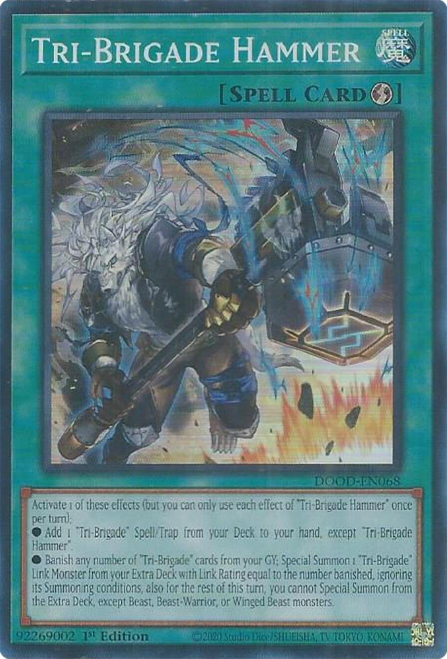 Tri-Brigade Hammer [DOOD-EN068] Super Rare | Shuffle n Cut Hobbies & Games
