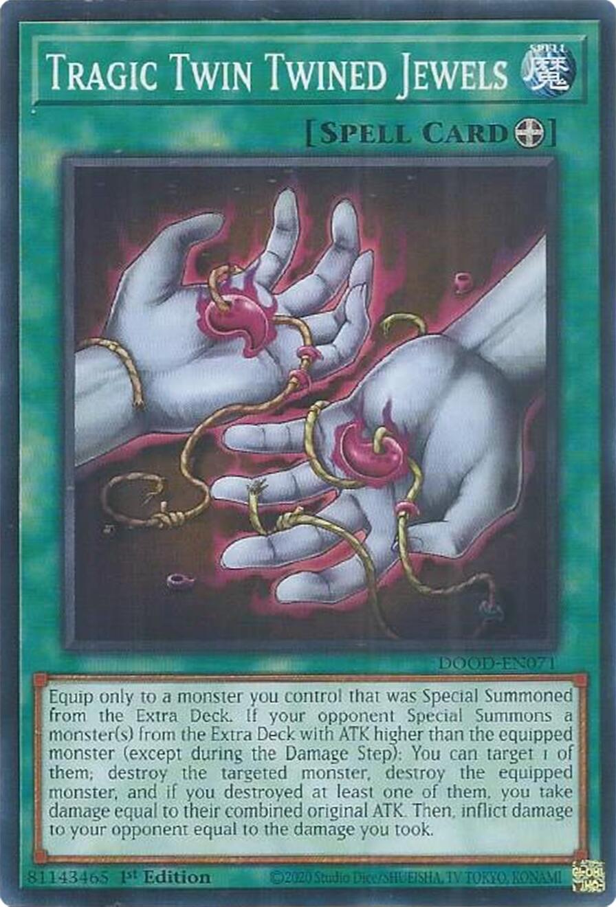 Tragic Twin Twined Jewels [DOOD-EN071] Common | Shuffle n Cut Hobbies & Games