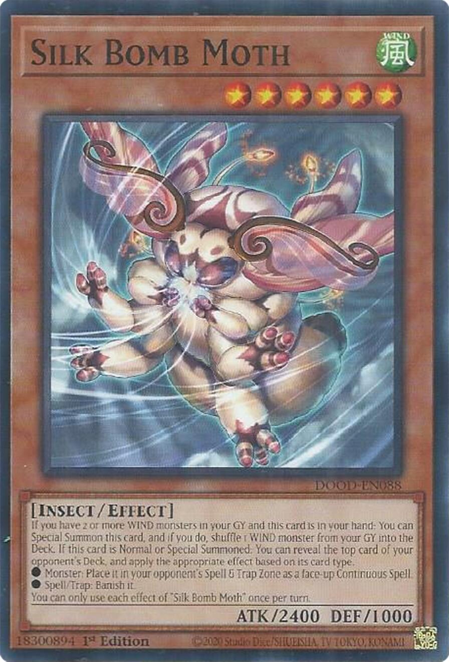 Silk Bomb Moth [DOOD-EN088] Common | Shuffle n Cut Hobbies & Games