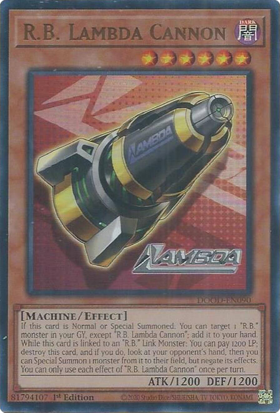 R.B. Lambda Cannon [DOOD-EN090] Ultra Rare | Shuffle n Cut Hobbies & Games