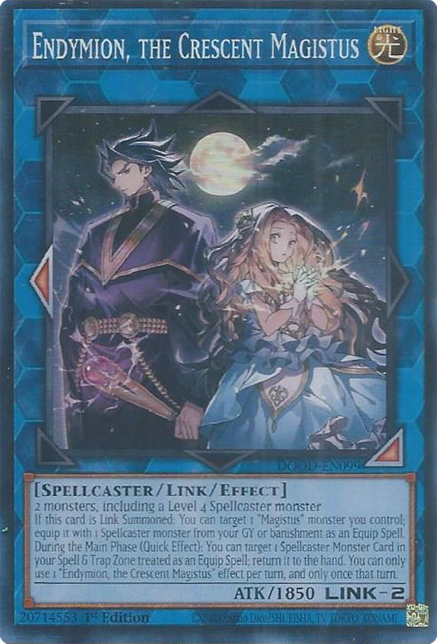 Endymion, the Crescent Magistus [DOOD-EN099] Super Rare | Shuffle n Cut Hobbies & Games