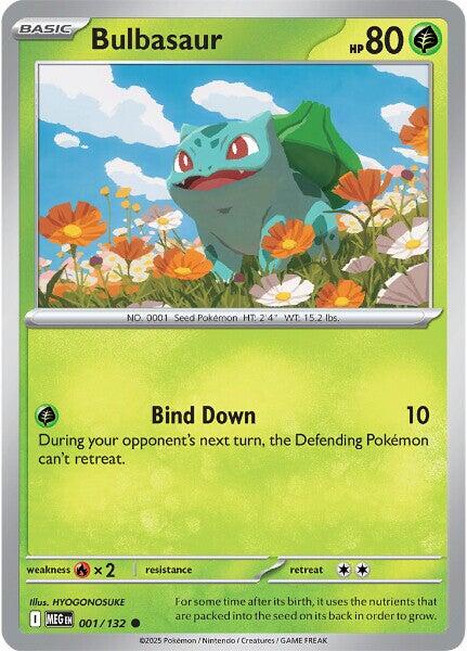 Bulbasaur (001/132) [Mega Evolution: Base Set] | Shuffle n Cut Hobbies & Games