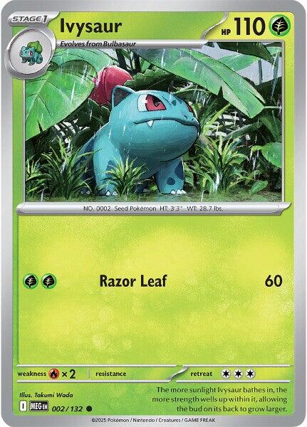 Ivysaur (002/132) [Mega Evolution: Base Set] | Shuffle n Cut Hobbies & Games