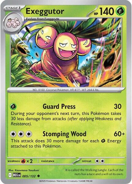 Exeggutor (005/132) [Mega Evolution: Base Set] | Shuffle n Cut Hobbies & Games