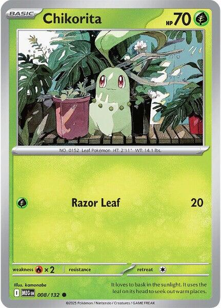 Chikorita (008/132) [Mega Evolution: Base Set] | Shuffle n Cut Hobbies & Games