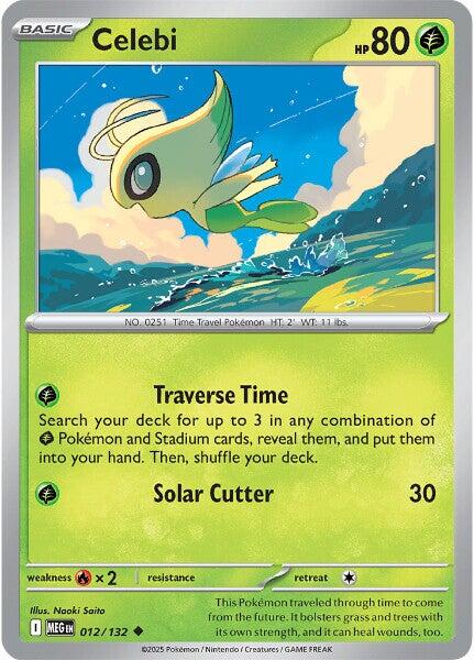 Celebi (012/132) [Mega Evolutions: Base Set] | Shuffle n Cut Hobbies & Games