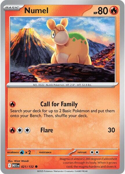 Numel (021/132) [Mega Evolution: Base Set] | Shuffle n Cut Hobbies & Games