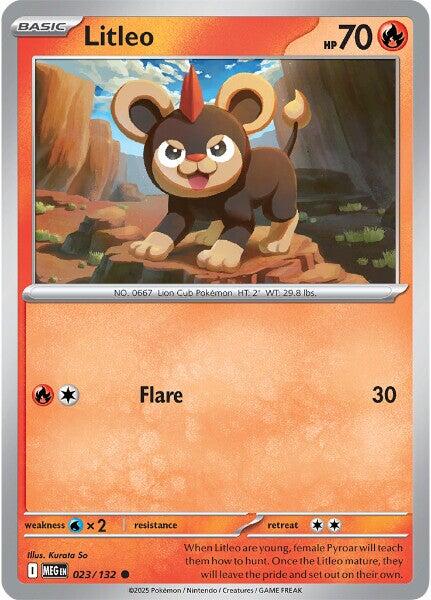 Litleo (023/132) [Mega Evolution: Base Set] | Shuffle n Cut Hobbies & Games
