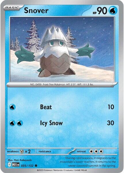 Snover (035/132) [Mega Evolution: Base Set] | Shuffle n Cut Hobbies & Games