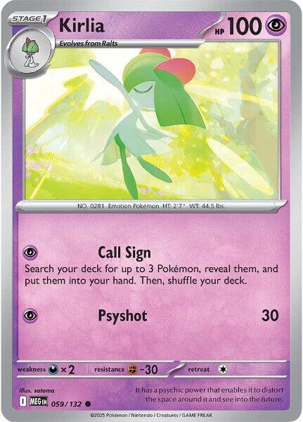 Kirlia (059/132) [Mega Evolution: Base Set] | Shuffle n Cut Hobbies & Games