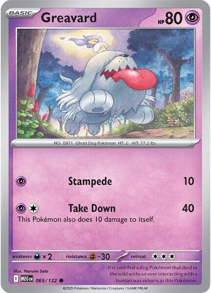 Greavard (065/132) [Mega Evolutions: Base Set] | Shuffle n Cut Hobbies & Games