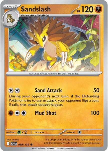 Sandslash (069/132) [Mega Evolution: Base Set] | Shuffle n Cut Hobbies & Games
