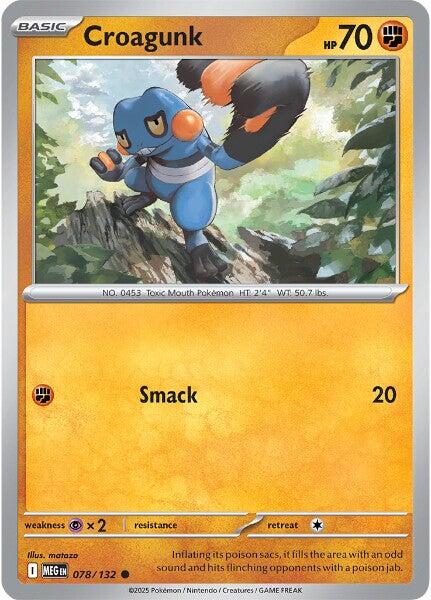 Croagunk (078/132) [Mega Evolution: Base Set] | Shuffle n Cut Hobbies & Games