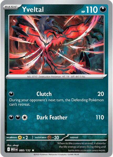 Yveltal (088/132) [Mega Evolution: Base Set] | Shuffle n Cut Hobbies & Games