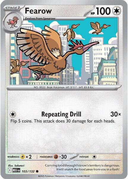 Fearow (103/132) [Mega Evolutions: Base Set] | Shuffle n Cut Hobbies & Games