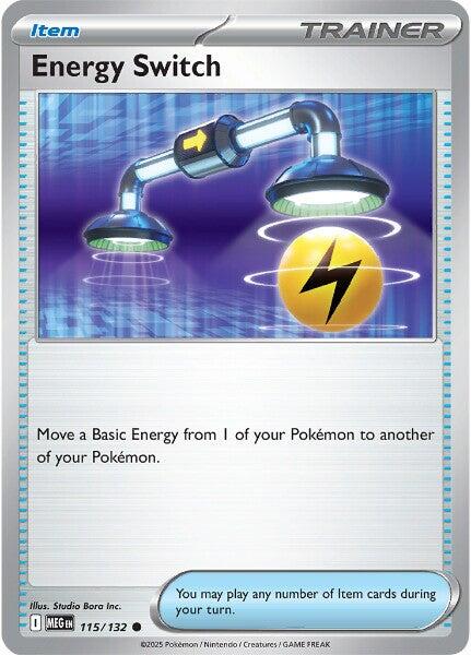 Energy Switch (115/132) [Mega Evolutions: Base Set] | Shuffle n Cut Hobbies & Games