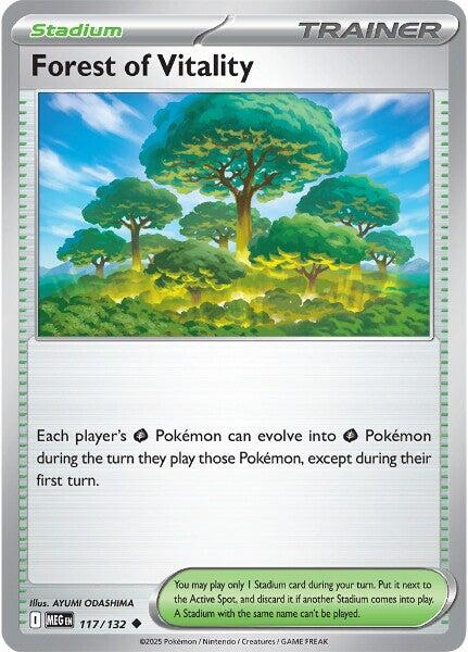 Forest of Vitality (117/132) [Mega Evolution: Base Set] | Shuffle n Cut Hobbies & Games