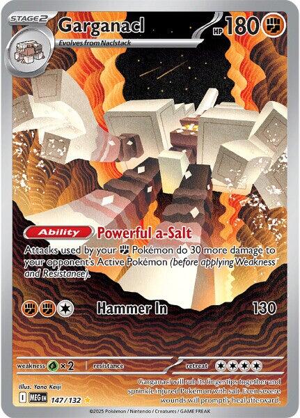 Garganacl (147/132) [Mega Evolution: Base Set] | Shuffle n Cut Hobbies & Games