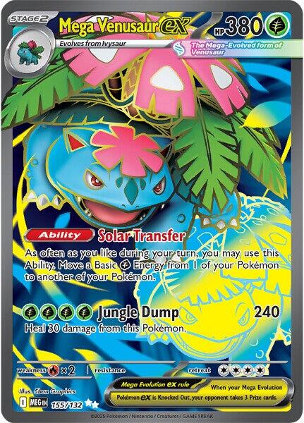 Mega Venusaur ex (155/132) [Mega Evolutions: Base Set] | Shuffle n Cut Hobbies & Games