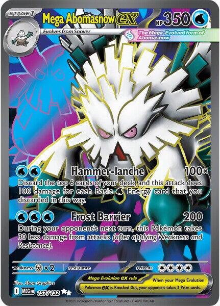Mega Abomasnow ex (157/132) [Mega Evolutions: Base Set] | Shuffle n Cut Hobbies & Games