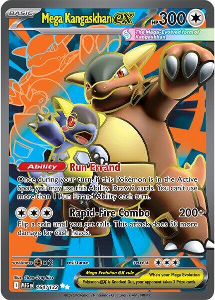 Mega Kangaskhan ex (164/132) [Mega Evolution: Base Set] | Shuffle n Cut Hobbies & Games