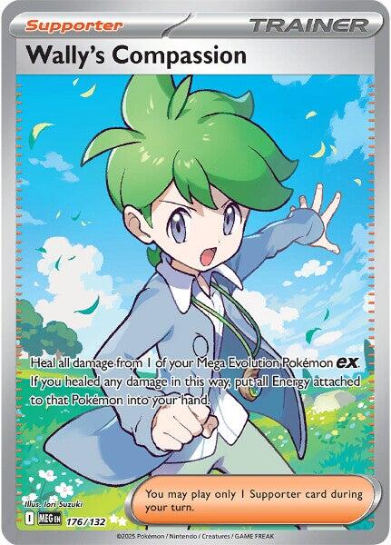Wally's Compassion (176/132) [Mega Evolutions: Base Set] | Shuffle n Cut Hobbies & Games