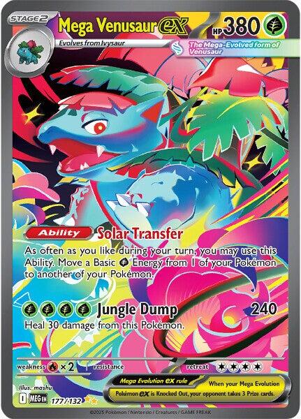 Mega Venusaur ex (177/132) [Mega Evolution: Base Set] | Shuffle n Cut Hobbies & Games