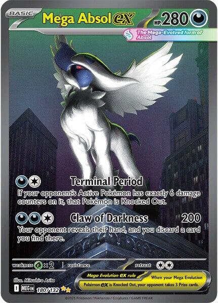 Mega Absol ex (180/132) [Mega Evolution: Base Set] | Shuffle n Cut Hobbies & Games
