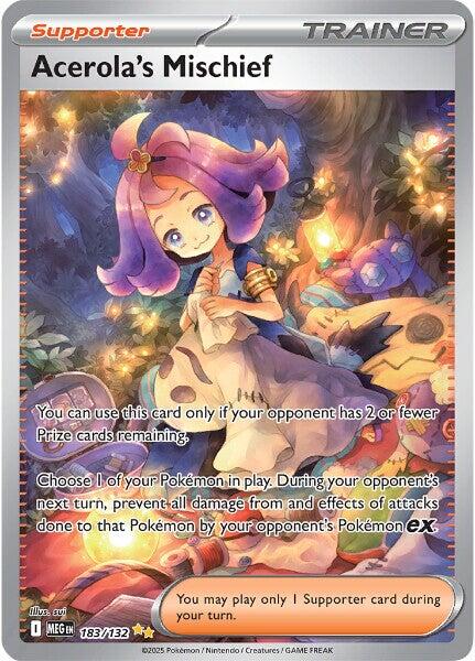 Acerola's Mischief (183/132) [Mega Evolutions: Base Set] | Shuffle n Cut Hobbies & Games