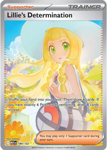 Lillie's Determination (184/132) [Mega Evolution: Base Set] | Shuffle n Cut Hobbies & Games