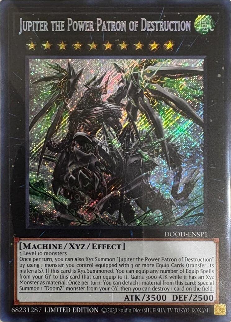 Jupiter the Power Patron of Destruction (SR) [DOOD-ENSP1] Ultra Rare | Shuffle n Cut Hobbies & Games