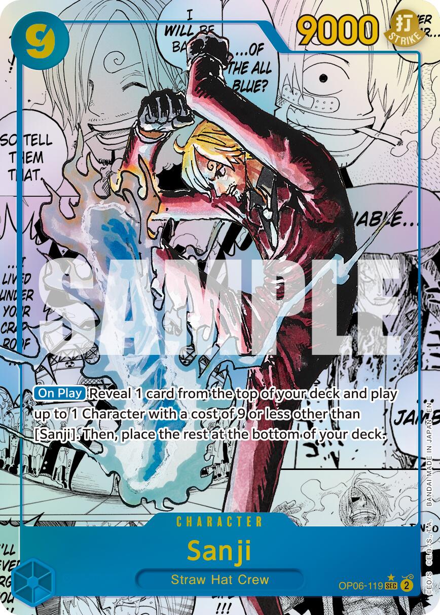 Sanji (Manga) [Premium Booster -The Best- Vol. 2] | Shuffle n Cut Hobbies & Games