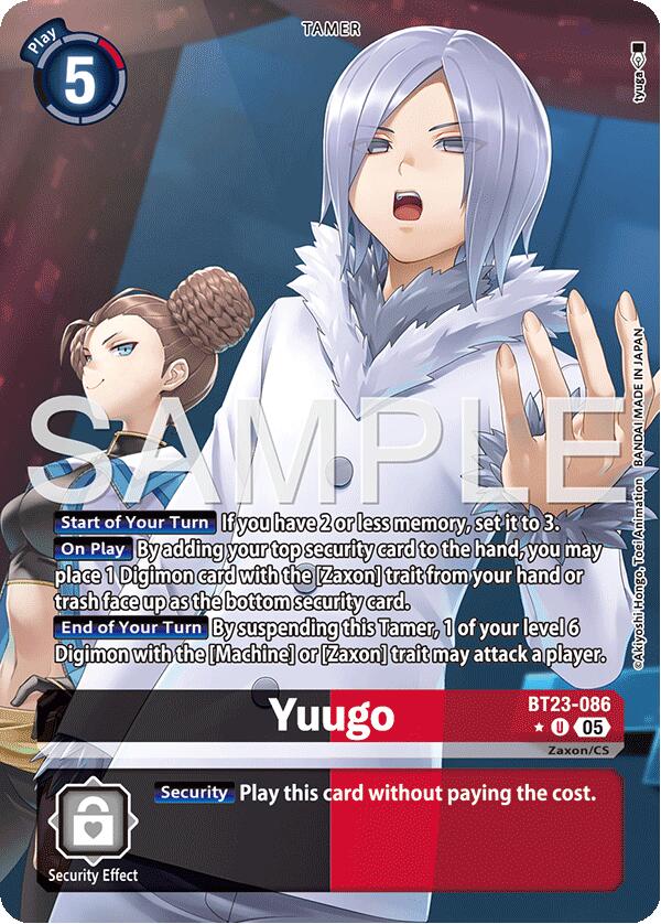 Yuugo [BT23-086] (Alternate Art) [Hackers' Slumber] | Shuffle n Cut Hobbies & Games