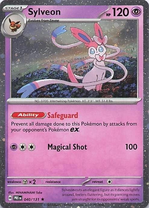 Sylveon (040/131) (Cosmos Holo) [Miscellaneous Cards] | Shuffle n Cut Hobbies & Games