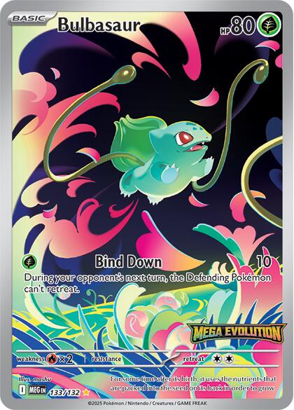 Bulbasaur (133/132) (Mega Evolution) [Mega Evolutions: Base Set] | Shuffle n Cut Hobbies & Games