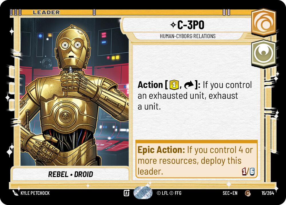 C-3PO (15/264) - Human-Cyborg Relations (15/264) [Secrets of Power] | Shuffle n Cut Hobbies & Games