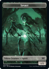 Liliana, the Last Hope Emblem // Spirit (002) Double-Sided Token [Double Masters 2022 Tokens] | Shuffle n Cut Hobbies & Games