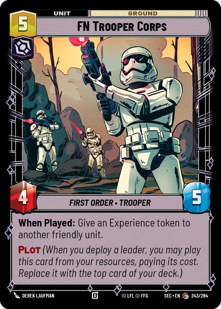 FN Trooper Corps (243/264) (243/264) [Secrets of Power] | Shuffle n Cut Hobbies & Games