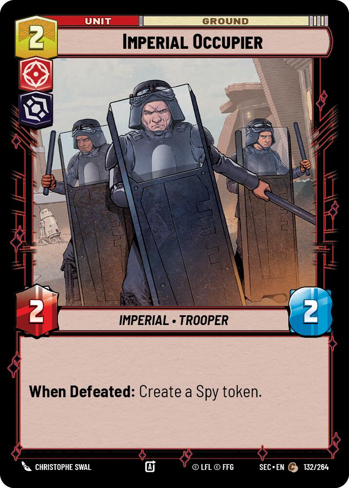 Imperial Occupier (132/264) (132/264) [Secrets of Power] | Shuffle n Cut Hobbies & Games