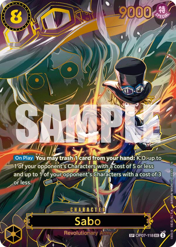 Sabo (OP07-118) (SP) [Carrying On His Will] | Shuffle n Cut Hobbies & Games