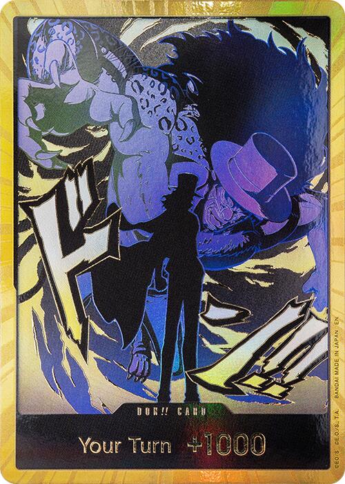 DON!! Card (Rob Lucci) (Gold) [Premium Booster -The Best- Vol. 2] | Shuffle n Cut Hobbies & Games